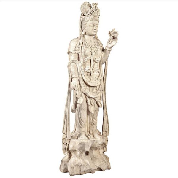 Design Toscano NE210138 17 Inch The Asian Goddess Guan Yin Garden Statue