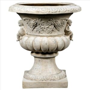 Design Toscano NE210152 22 Inch Grape Harvest Cherub Garden Urn