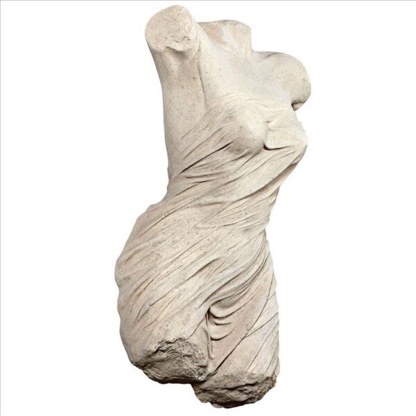 Design Toscano NE210180 17 Inch Torso Draped Goddess Wall Sculpture