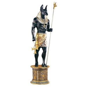 Design Toscano NE23262 25 Inch Egyptian Grand Ruler Anubis with Mount