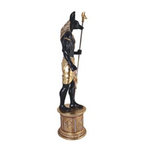 Design Toscano NE23262 25 Inch Egyptian Grand Ruler Anubis with Mount