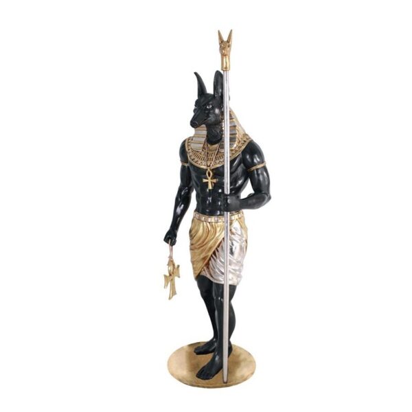 Design Toscano NE232672 26 1/2 Inch Egyptian Grand Ruler Anubis without Mount