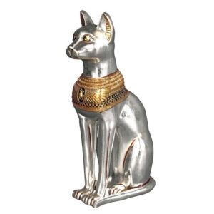 Design Toscano NE23294 17 1/2 Inch Large Egyptian Cat Goddess Bastet Statue