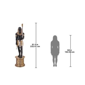 Design Toscano NE23462 26 1/2 Inch Egyptian Grand Ruler Horus with Mount