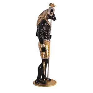 Design Toscano NE235672 26 1/2 Inch Egyptian Grand Ruler Khnum without Mount