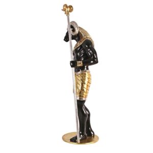 Design Toscano NE235672 26 1/2 Inch Egyptian Grand Ruler Khnum without Mount