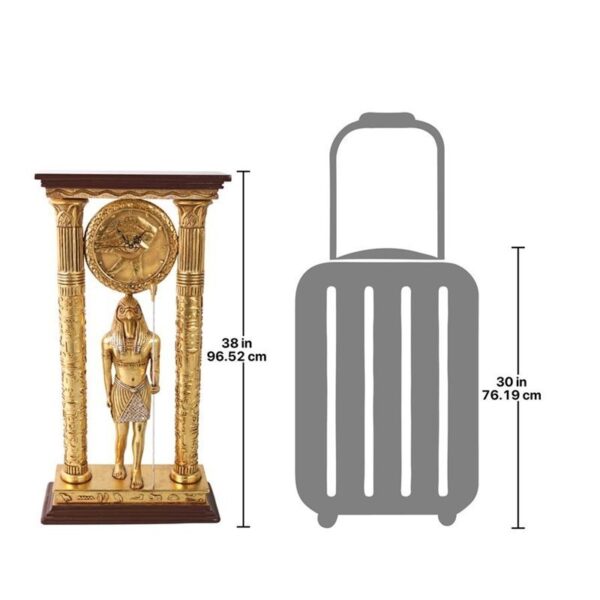 Design Toscano NE25462 20 Inch Temple of Amun Royal Egyptian Clock