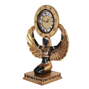 Design Toscano NE25992 22 1/2 Inch Egyptian Goddess Isis Clock