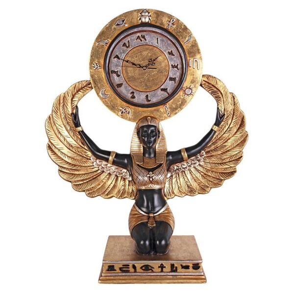 Design Toscano NE25992 22 1/2 Inch Egyptian Goddess Isis Clock