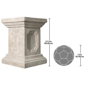 Design Toscano NE2867001 20 Inch Versailles Plinth