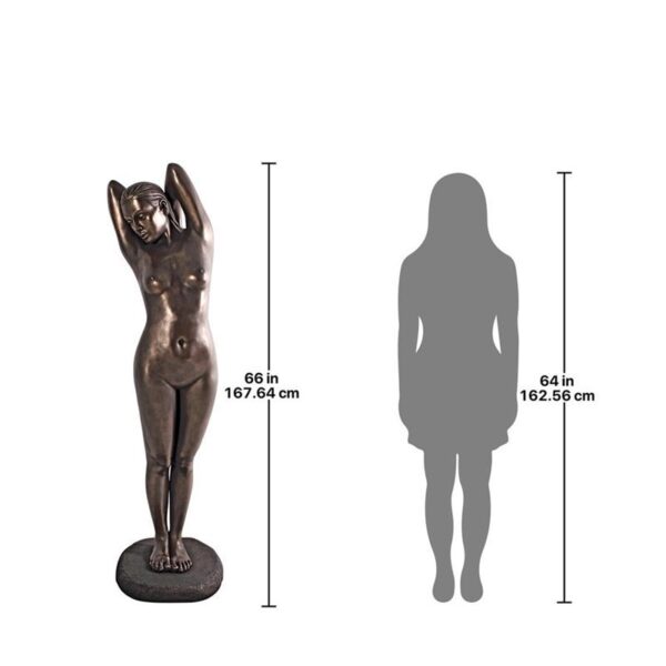 Design Toscano NE303262 23 Inch Life Size Goddess Harmonia - Bronze