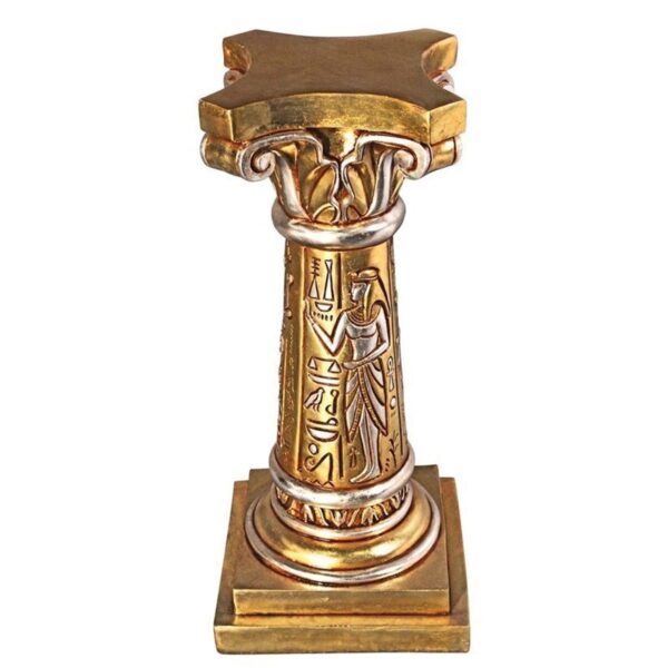 Design Toscano NE36347 14 Inch Temple of Ramses Egyptian Pedestal