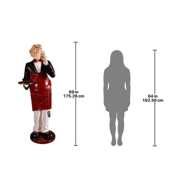 Design Toscano NE43226 25 1/2 Inch Sir Sommelier Grand Scale Statue