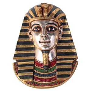 Design Toscano NE438571 9 Inch Tutankhamen Egyptian Wall Sculpture