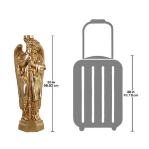 Design Toscano NE5307115 13 Inch Padova Golden Guardian Angel Right