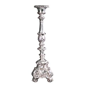 Design Toscano NE60301 12 1/2 Inch Grande Scroll Footed Candlestick