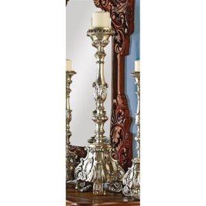 Design Toscano NE60309 7 1/2 Inch Large Scroll Footed Candlestick