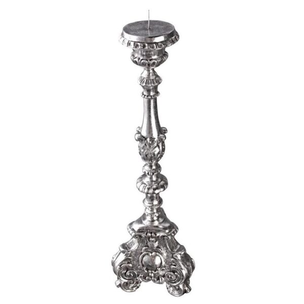 Design Toscano NE60309 7 1/2 Inch Large Scroll Footed Candlestick