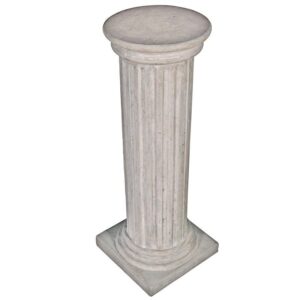 Design Toscano NE60405 Large Greek Fluted Plinth