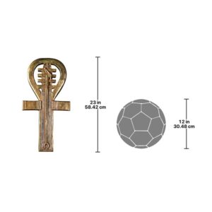 Design Toscano NE68265 11 Inch Ancient Ankh Symbol of Life Plaque