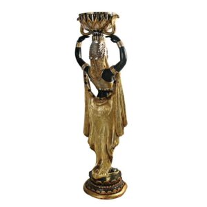 Design Toscano NE75334 18 1/2 Inch Cleopatras Nubian Maiden with Urn