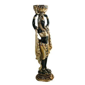 Design Toscano NE75334 18 1/2 Inch Cleopatras Nubian Maiden with Urn