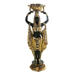 Design Toscano NE75334 18 1/2 Inch Cleopatras Nubian Maiden with Urn