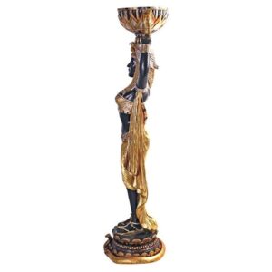 Design Toscano NE75334 18 1/2 Inch Cleopatras Nubian Maiden with Urn