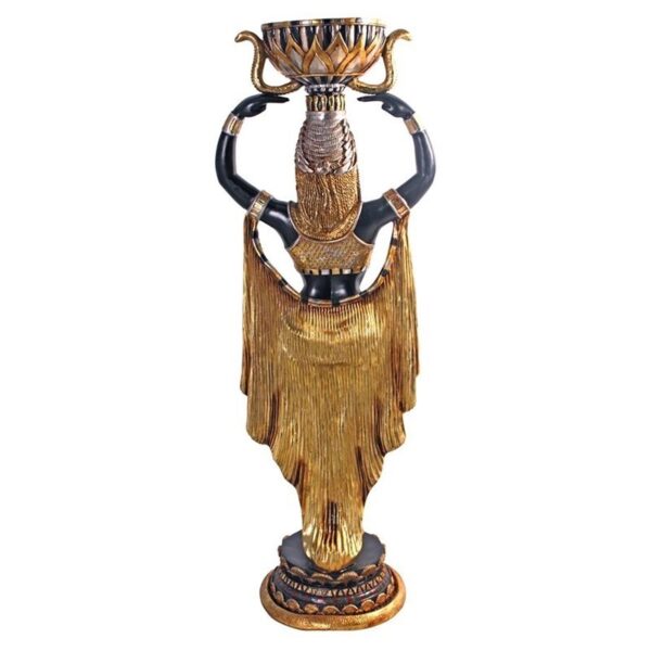 Design Toscano NE75334 18 1/2 Inch Cleopatras Nubian Maiden with Urn