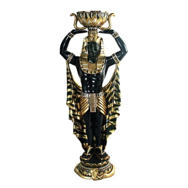 Design Toscano NE75364 23 Inch Cleopatras Nubian Guard with Urn