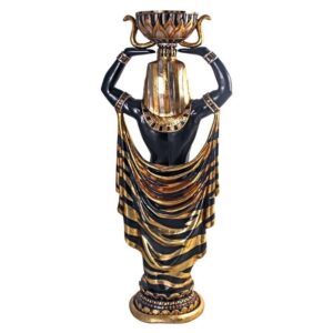 Design Toscano NE75364 23 Inch Cleopatras Nubian Guard with Urn