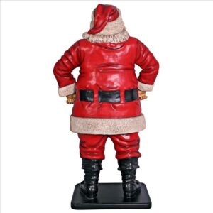 Design Toscano NE80088 27 Inch Large Jolly Santa Claus Statue