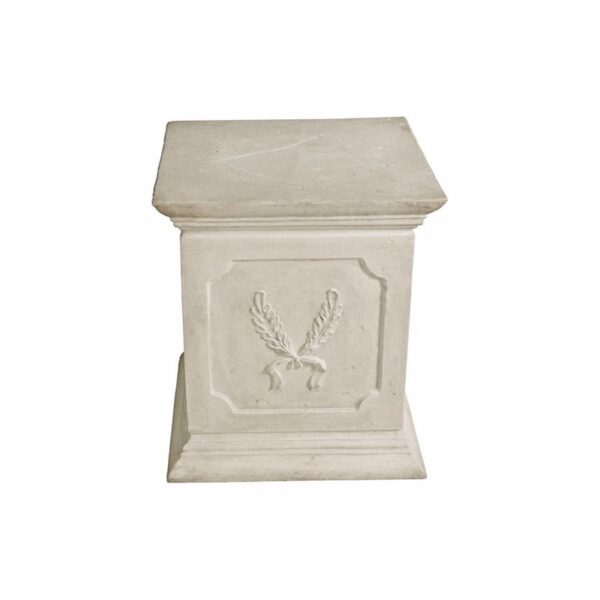 Design Toscano NE80097 24 Inch Laurel Leaf Plinth