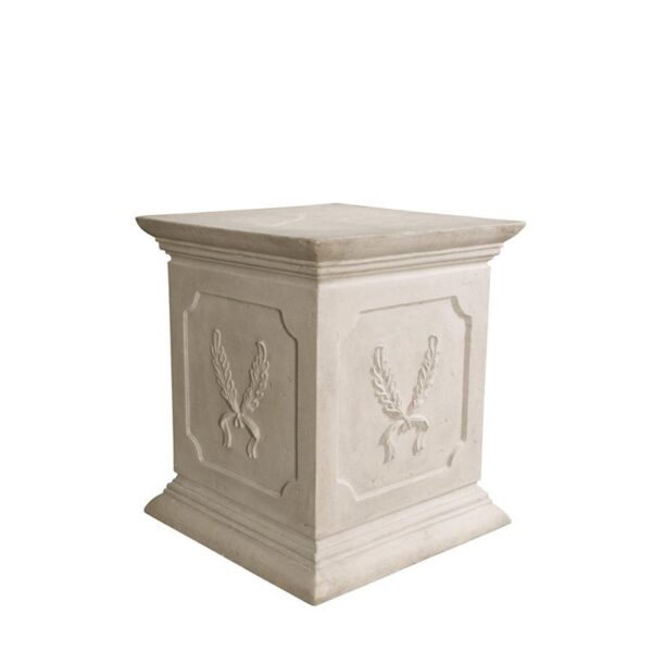 Design Toscano NE80097 24 Inch Laurel Leaf Plinth