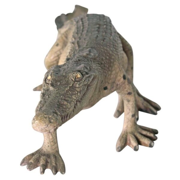 Design Toscano NE80112 50 Inch Walking Crocodile Statue