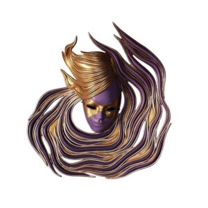 Design Toscano NE867041 23 1/2 Inch Viareggio Carnivale Wall Mask