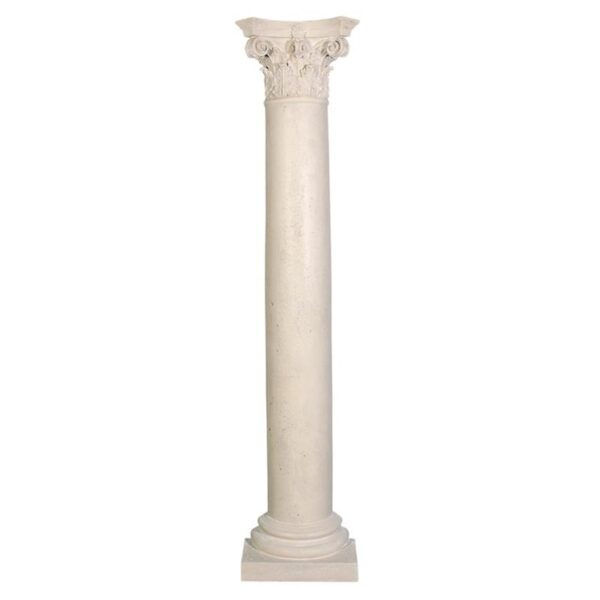 Design Toscano NE867188 18 1/2 Inch Corinthian Architectural Half Column