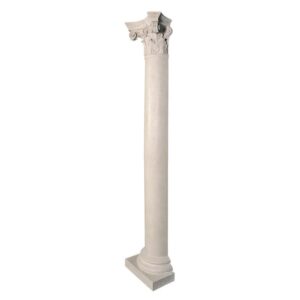 Design Toscano NE867188 18 1/2 Inch Corinthian Architectural Half Column