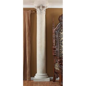 Design Toscano NE867188 18 1/2 Inch Corinthian Architectural Half Column