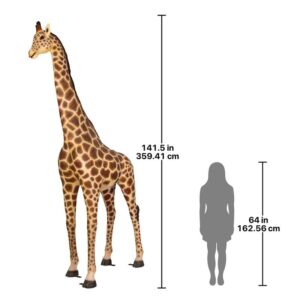 Design Toscano NE90070 79 Inch Malee Grand Scale Adult Giraffe Statue