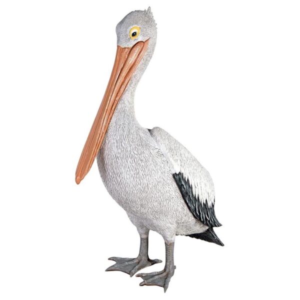 Design Toscano NE90073 22 1/2 Inch Giant Pelican Statue - White