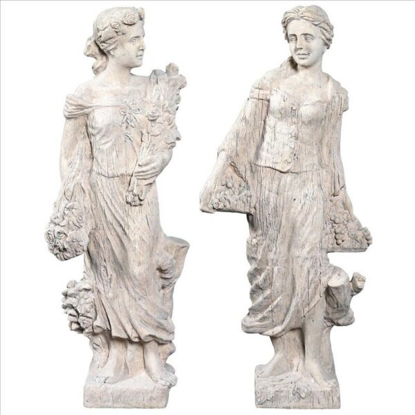 Design Toscano NE9210132 20 Inch Flora Proserpina Goddesses Statues Set