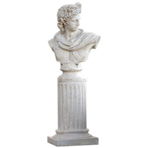 Design Toscano NE930309 22 1/2 Inch Set of Apollo and Plinth