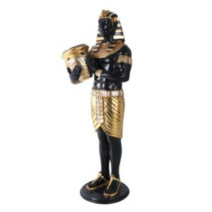 Design Toscano NE97375 20 1/2 Inch Guardian Asar Egyptian Wine Holder