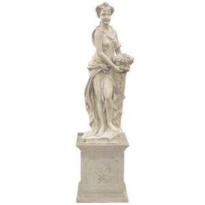 Design Toscano NE990058 24 1/2 Inch Four Seasons Autumn Statue with Plinth