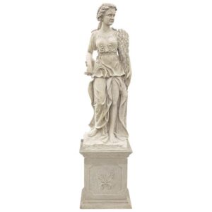 Design Toscano NE990059 24 Inch Four Seasons Summer Statue with Plinth