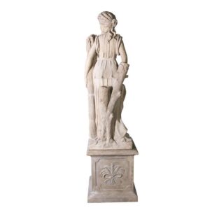 Design Toscano NE990059 24 Inch Four Seasons Summer Statue with Plinth