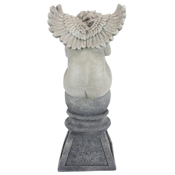 Design Toscano NG29240 10 Inch Balancing a Dream Cherub Garden Statue