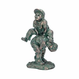 Design Toscano NG30439 10 Inch Leap Frogging Playing Boys Statue