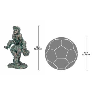 Design Toscano NG30439 10 Inch Leap Frogging Playing Boys Statue